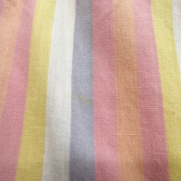 Girls Summer Striped Button Down Top-Sleeveless-Size: 5T Approx. - Picture 5 of 7